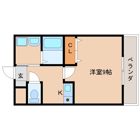 天理駅 徒歩6分 1階の物件間取画像